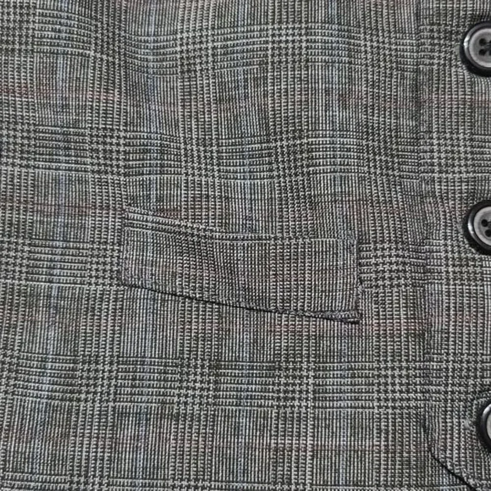 Nautica toddler glen check plaid formal suit vest 24M